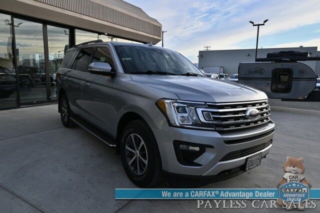 2020 Ford Expedition XLT / 4X4 / Heavy Duty Trailering Pkg / Auto Start / Heated & Cooled Leather Seats / Heated Steering Wheel / Panoramic Sunroof / NAV / Blind Spot Alert / Keyless Entry & Start / 3rd Row / Seats 8 / Block Heater Anchorage AK