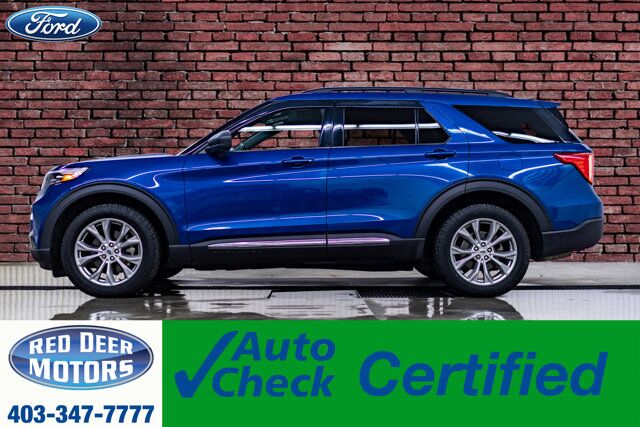 2020 Ford Explorer AWD XLT Leather Roof Nav BCam Red Deer AB