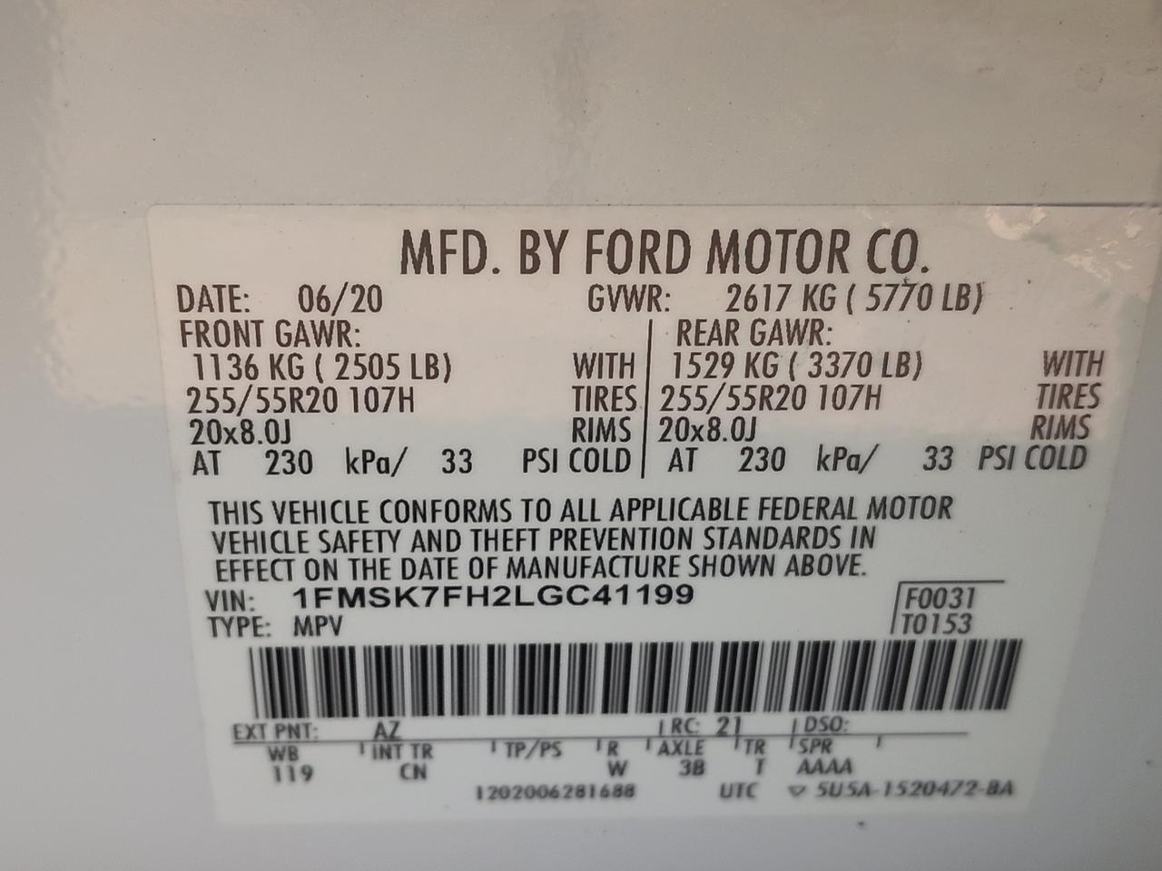 2020 Ford Explorer Limited Appleton WI