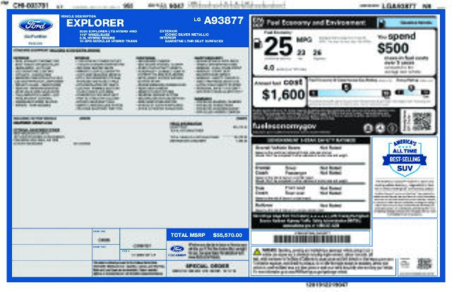 2020 Ford Explorer Limited Raleigh NC