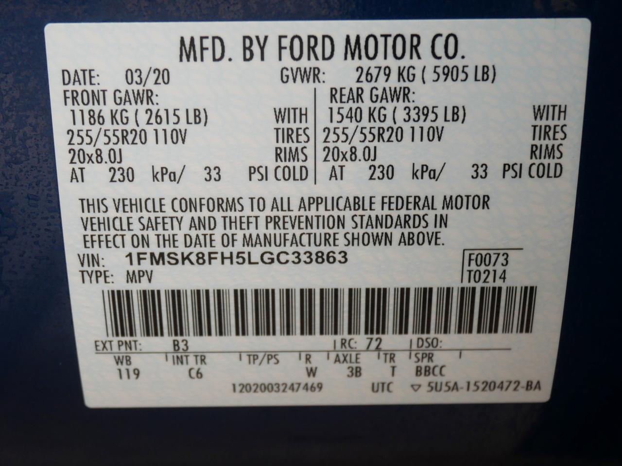 2020 Ford Explorer Limited San Juan TX