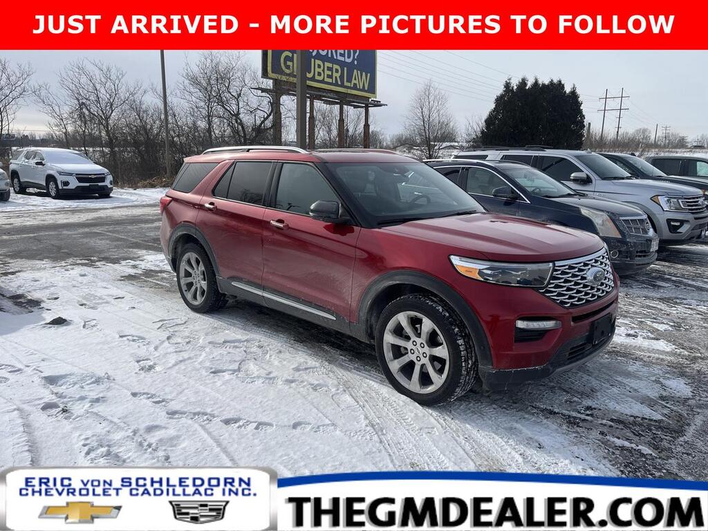 2020 Ford Explorer Platinum 4WD PremiumTechnologyPkg w/Sunroof 21s HtdCldMemLthr Milwaukee WI