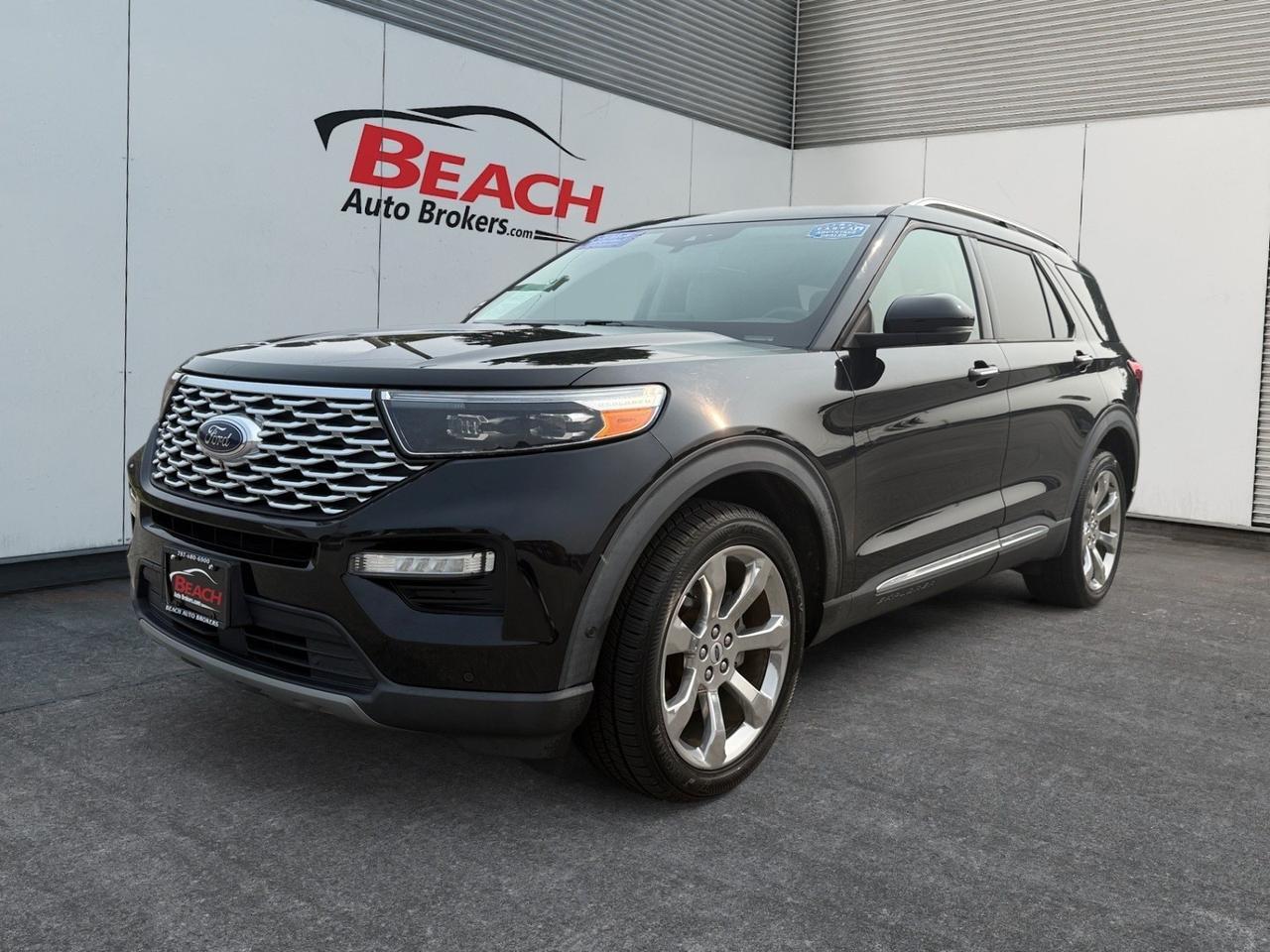2020 Ford Explorer Platinum, HEATED/VENTILATED SEATS, HEATED REAR SEATS, BLUETOOTH, UNIVERSAL GARAGE DOOR OPENER, APPLE CARPLAY/ANDROID AUTO, POWER LIFTGATE, POWER FOLDING MIRRORS, REMOTE START, CLEAN CARFAX, THIS IS A SUPER CLEAN SUV!