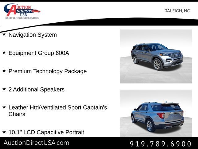 2020 Ford Explorer Platinum Raleigh NC
