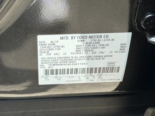 2020 Ford Explorer Platinum Springfield VA