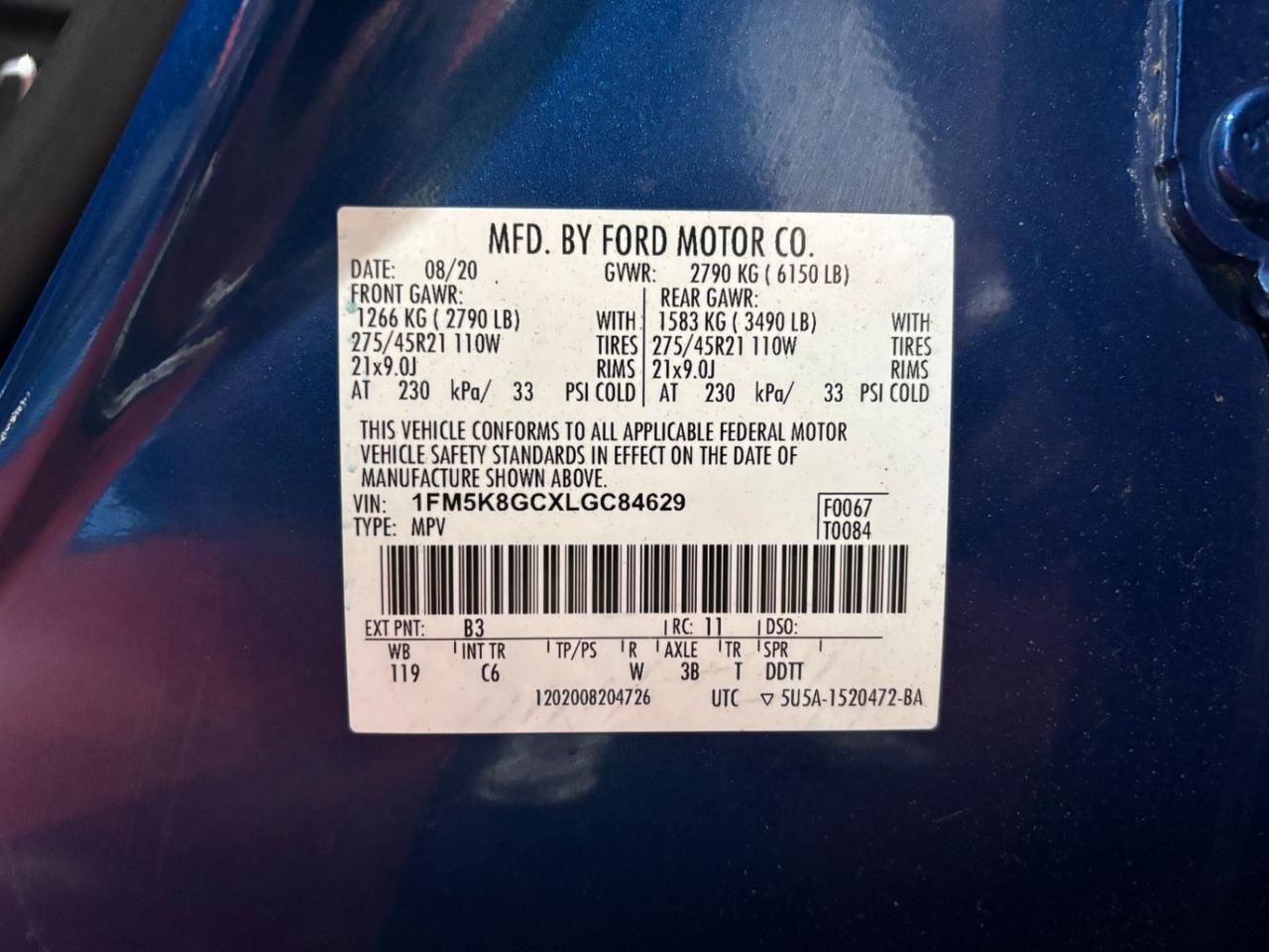 2020 Ford Explorer ST Franklin OH