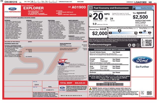 2020 Ford Explorer ST Raleigh NC