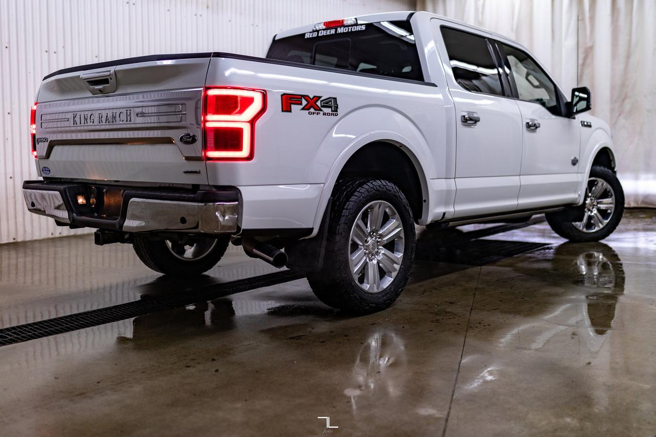 2020 Ford F-150 4x4 Super Crew King Ranch Leather Roof Nav BCam Red Deer AB