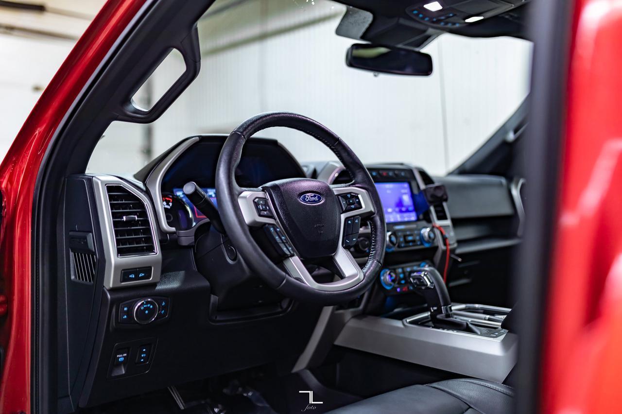 2020 Ford F-150 4x4 Super Crew Lariat FX4 Leather Roof Nav BCam Red Deer AB