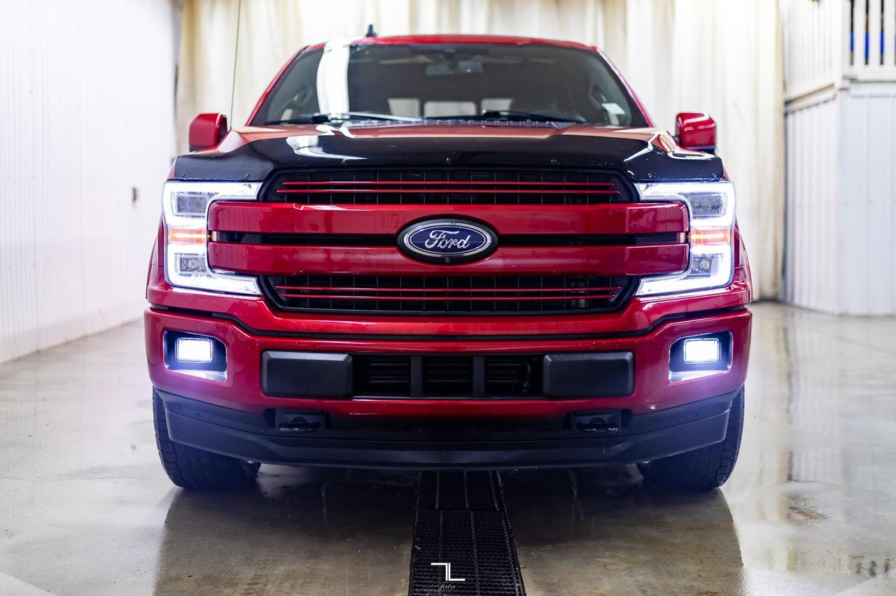 2020 Ford F-150 4x4 Super Crew Lariat FX4 Leather Roof Nav BCam Red Deer AB
