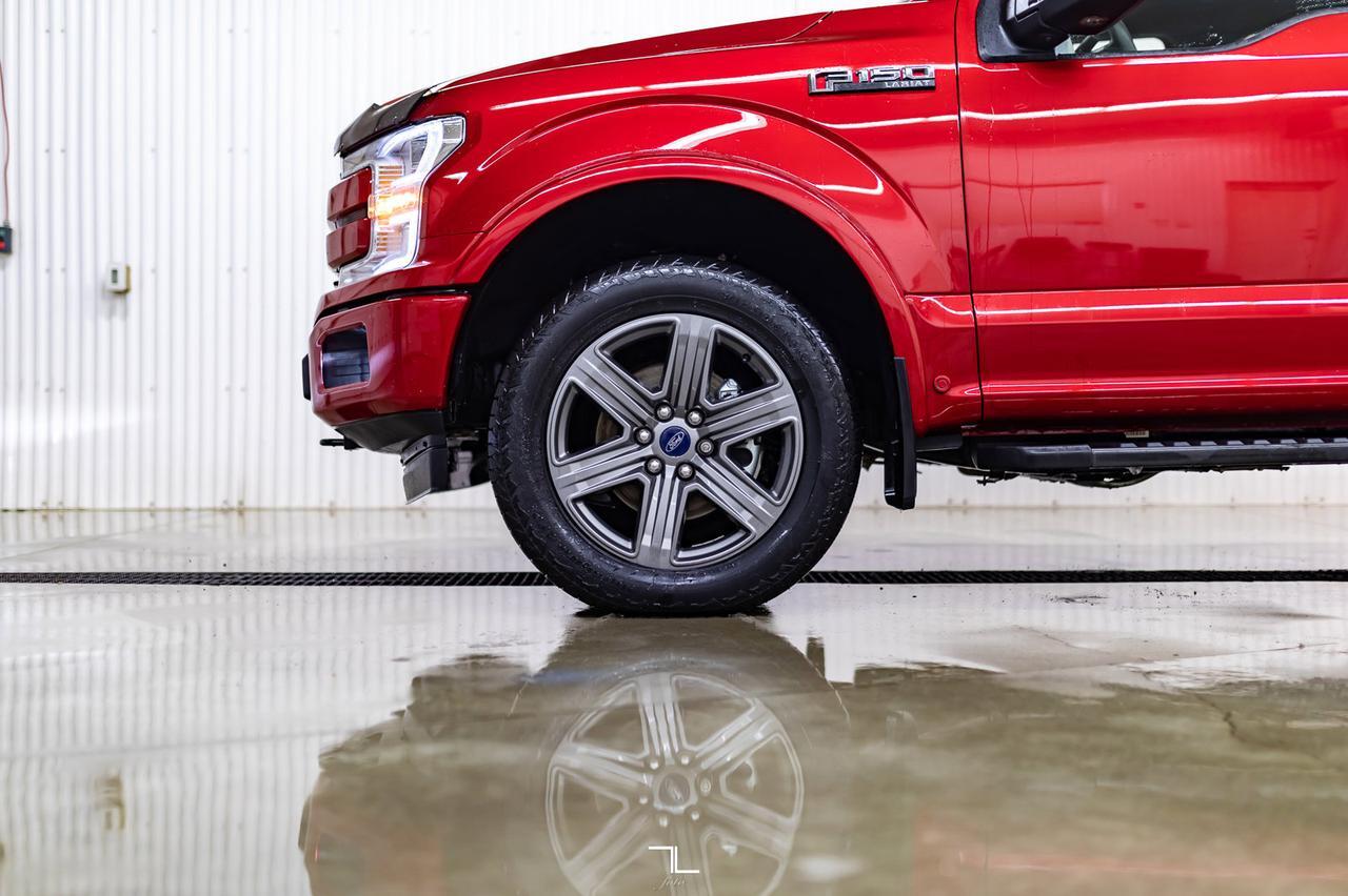 2020 Ford F-150 4x4 Super Crew Lariat FX4 Leather Roof Nav BCam Red Deer AB