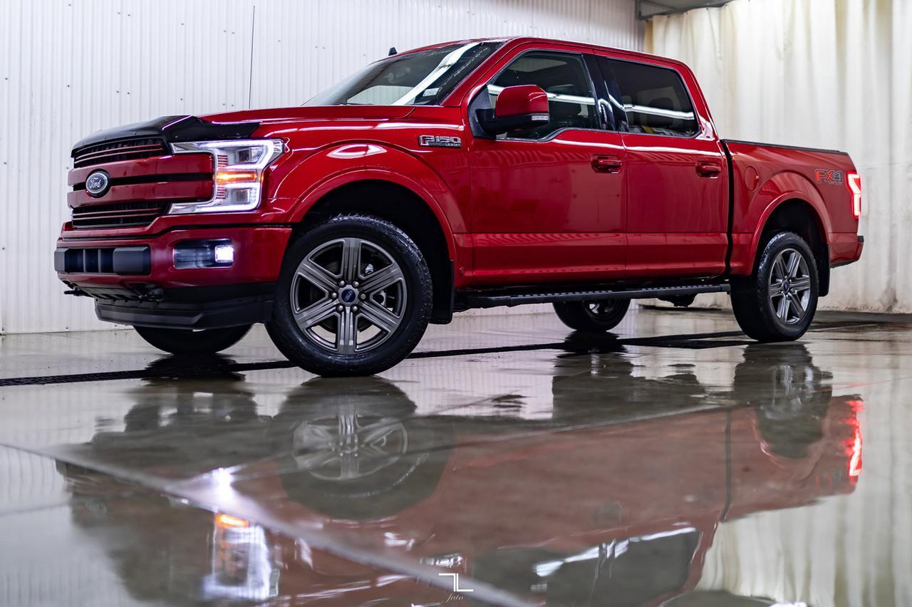 2020 Ford F-150 4x4 Super Crew Lariat FX4 Leather Roof Nav BCam Red Deer AB