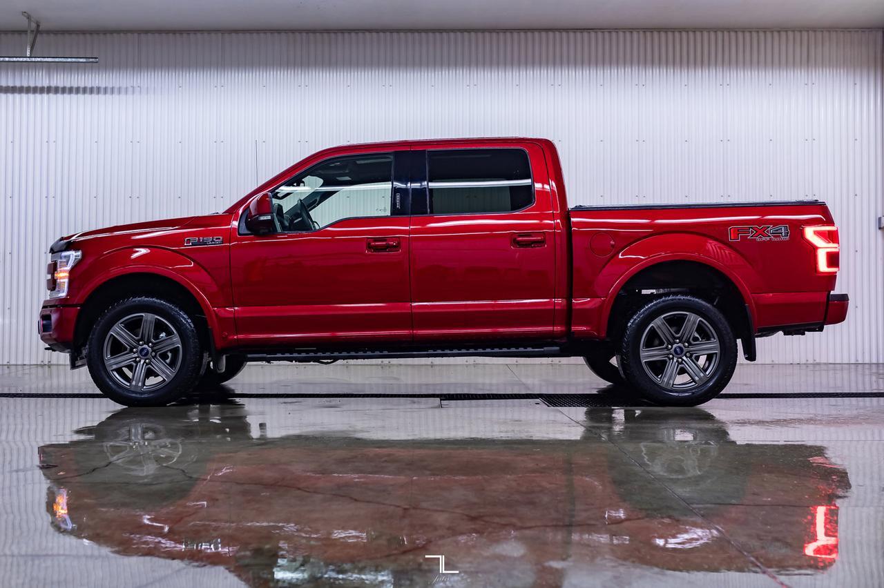2020 Ford F-150 4x4 Super Crew Lariat FX4 Leather Roof Nav BCam Red Deer AB