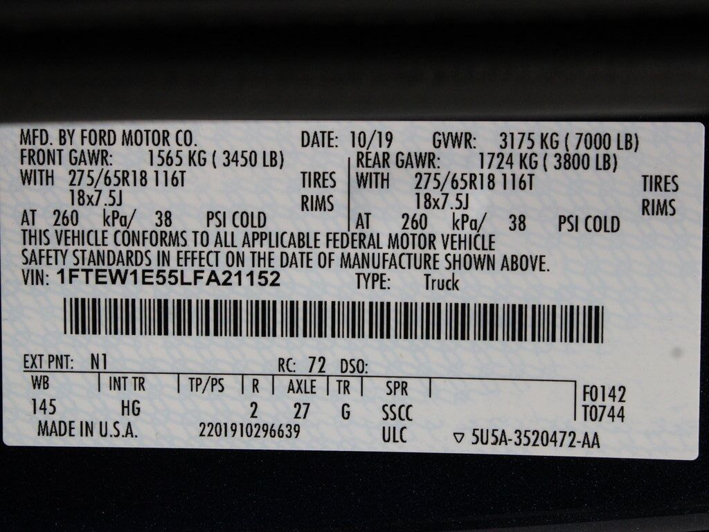 2020 Ford F-150 4x4 SuperCrew Lariat Fond du Lac WI