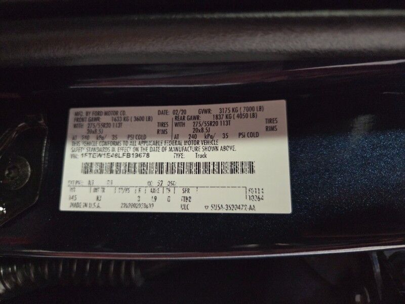 2020 Ford F-150 King Ranch Chrome Pkg 3.5L V6 Ecoboost GPS Camera Sunroof FREE WARRANTY Arlington TX