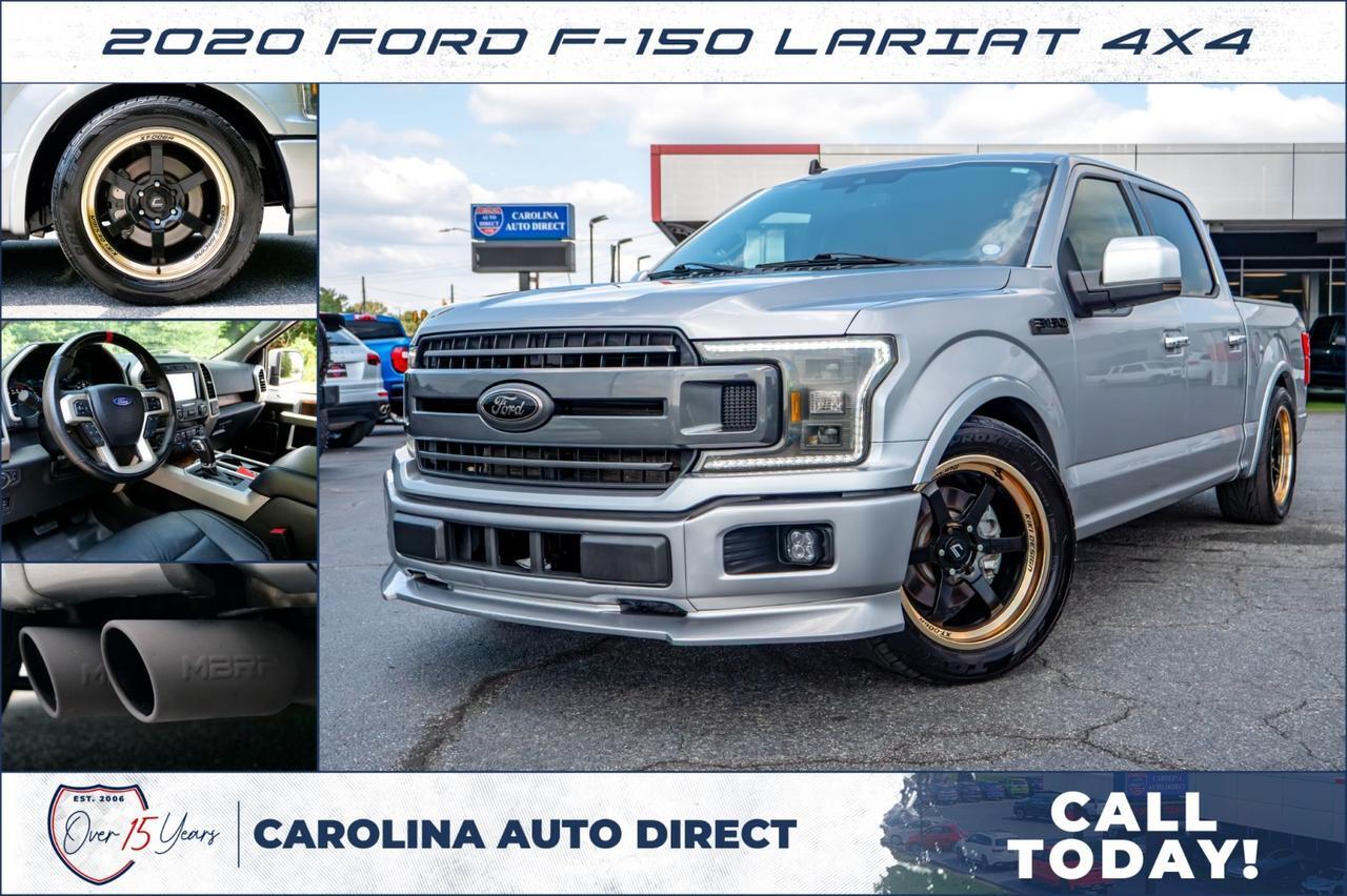 2020 Ford F-150 LARIAT 4X4 / UPGRADES / 5.0L V8 / MBRP EXHAUST! Lincolnton NC