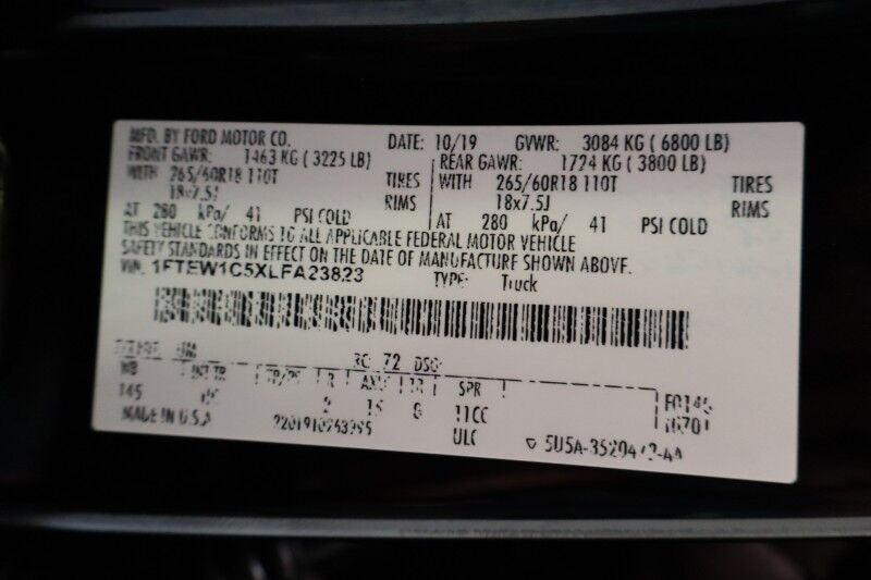 2020 Ford F-150 LARIAT 5.0L V8 2WD GPS Camera Bed Cover NEW Tires FREE WARRANTY Arlington TX