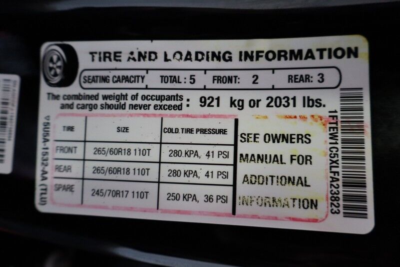2020 Ford F-150 LARIAT 5.0L V8 2WD GPS Camera Bed Cover NEW Tires FREE WARRANTY Arlington TX