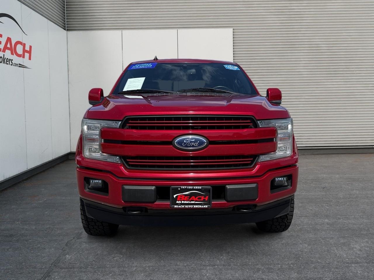 2020 Ford F-150 LARIAT, HEATED/VENTILATED SEATS, HEATED REAR SEATS, B&O SPEAKERS, UNIVERSAL GARAGE DOOR OPENER, MOONROOF, BLUETOOTH, POWER SLIDING REAR WINDOW, TONNEAU COVER, NAVIGATION, POWER/HEATED MIRRORS, BED LINER, REMOTE START, TOW PACKAGE, CLEAN CARFAX! Norfolk VA