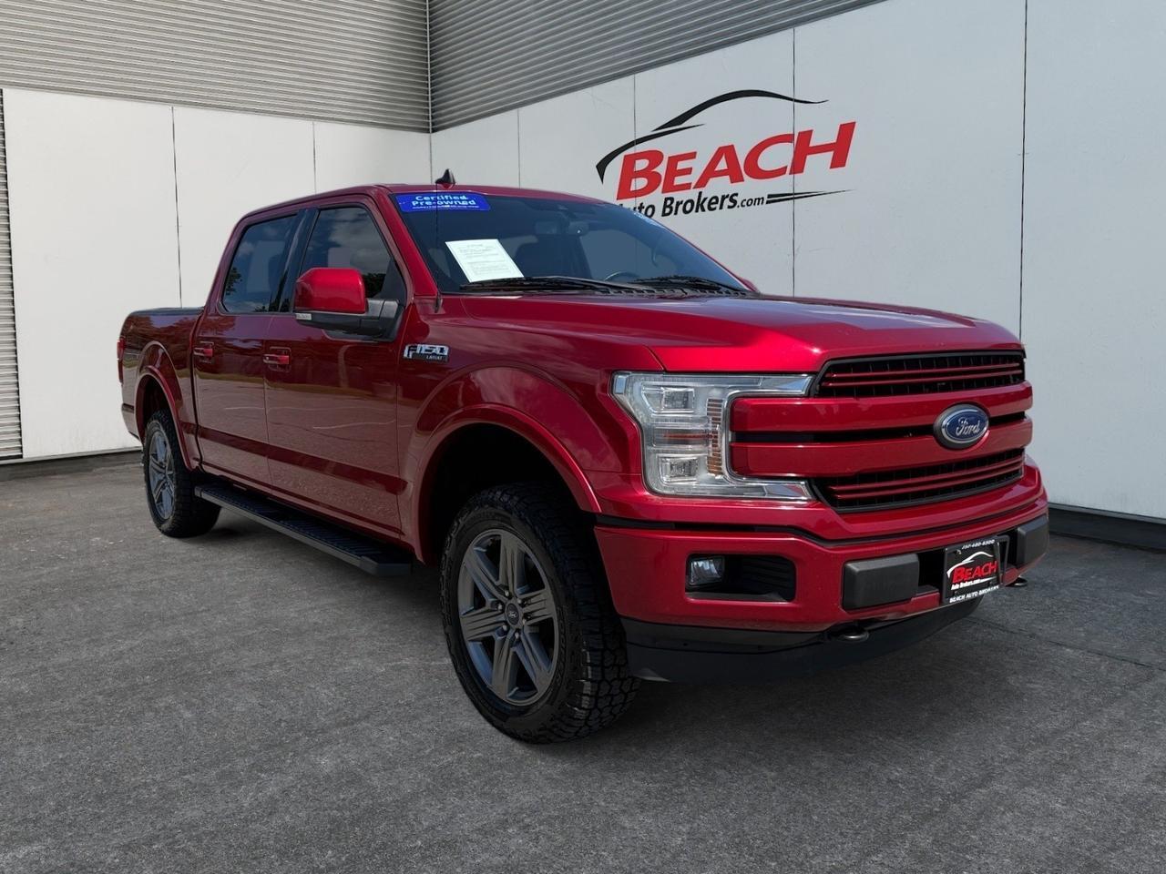 2020 Ford F-150 LARIAT, HEATED/VENTILATED SEATS, HEATED REAR SEATS, B&O SPEAKERS, UNIVERSAL GARAGE DOOR OPENER, MOONROOF, BLUETOOTH, POWER SLIDING REAR WINDOW, TONNEAU COVER, NAVIGATION, POWER/HEATED MIRRORS, BED LINER, REMOTE START, TOW PACKAGE, CLEAN CARFAX! Norfolk VA