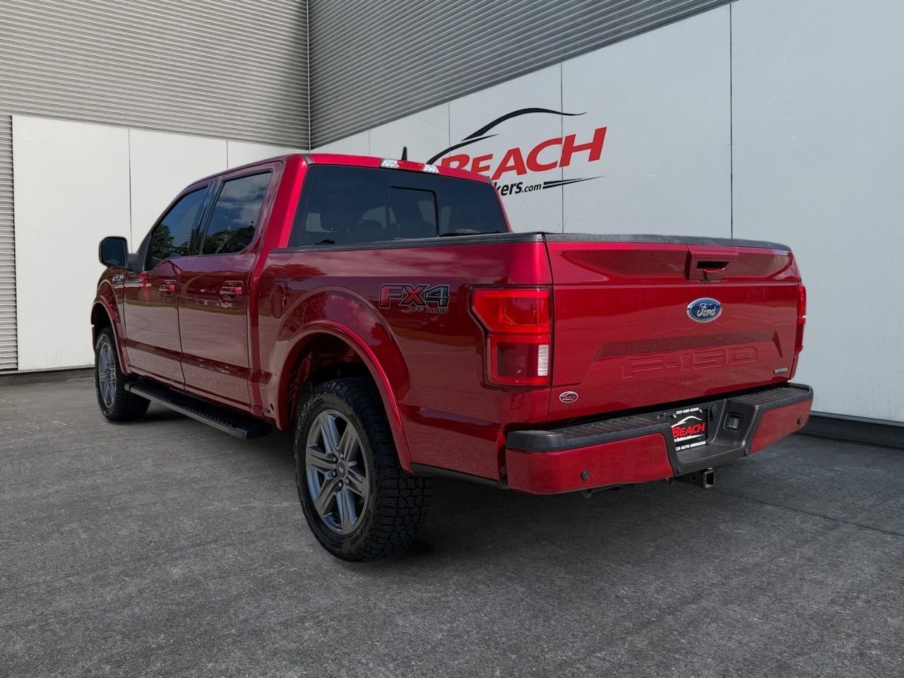 2020 Ford F-150 LARIAT, HEATED/VENTILATED SEATS, HEATED REAR SEATS, B&O SPEAKERS, UNIVERSAL GARAGE DOOR OPENER, MOONROOF, BLUETOOTH, POWER SLIDING REAR WINDOW, TONNEAU COVER, NAVIGATION, POWER/HEATED MIRRORS, BED LINER, REMOTE START, TOW PACKAGE, CLEAN CARFAX! Norfolk VA