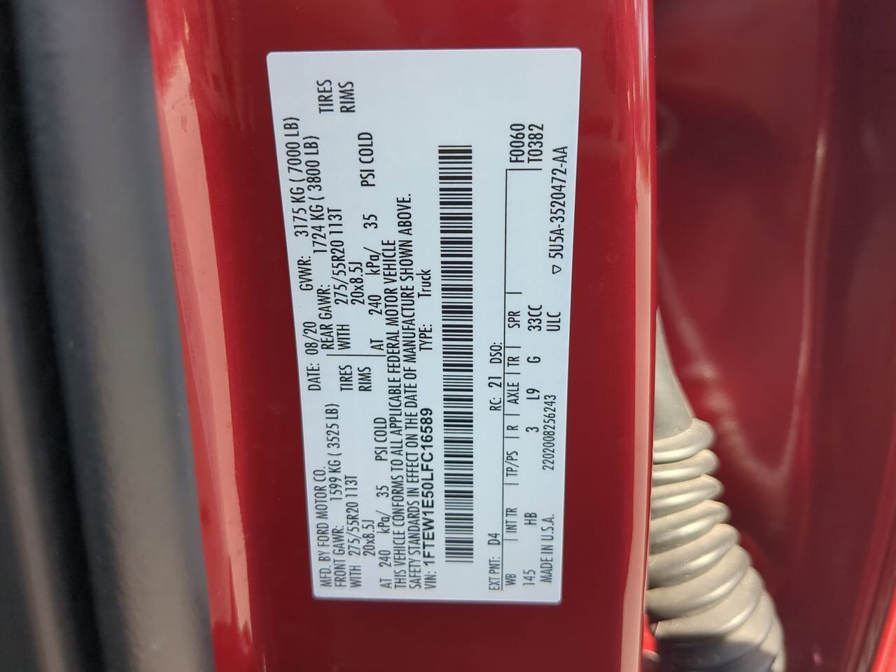 2020 Ford F-150 LARIAT Appleton WI