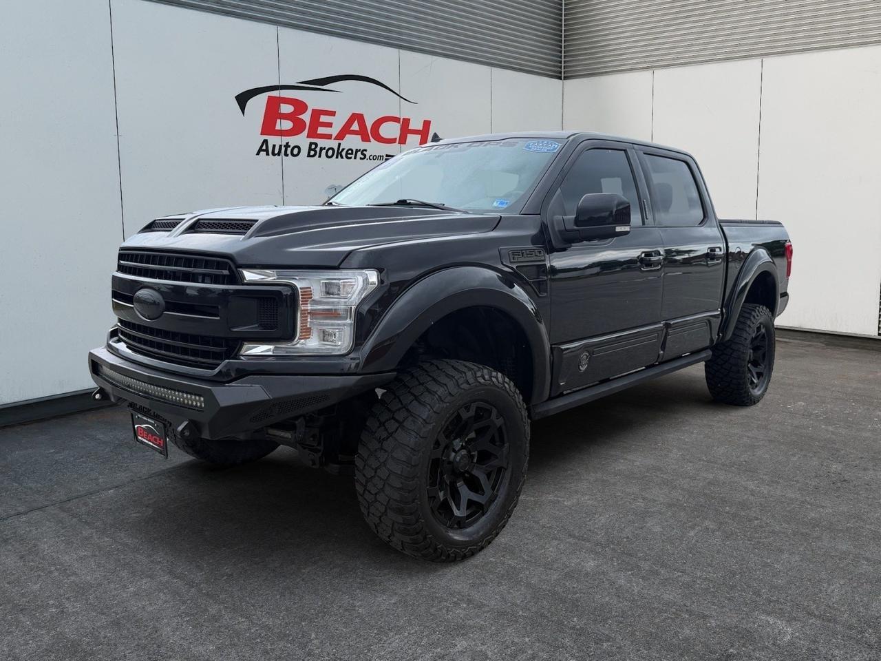 2020 Ford F-150 LARIAT WITH BLACK OPS PKG, HEATED/VENTILATED SEATS, HEATED REAR SEATS, APPLE CARPLAY/ANDROID AUTO, BACKUP CAMERA, POWER SLIDING REAR WINDOW, B&O SPEAKERS, MOONROOF, POWER RUNNING BOARDS, TONNEAU COVER, POWER MIRRORS, ONLY 1 OWNER, CLEAN CARFAX!