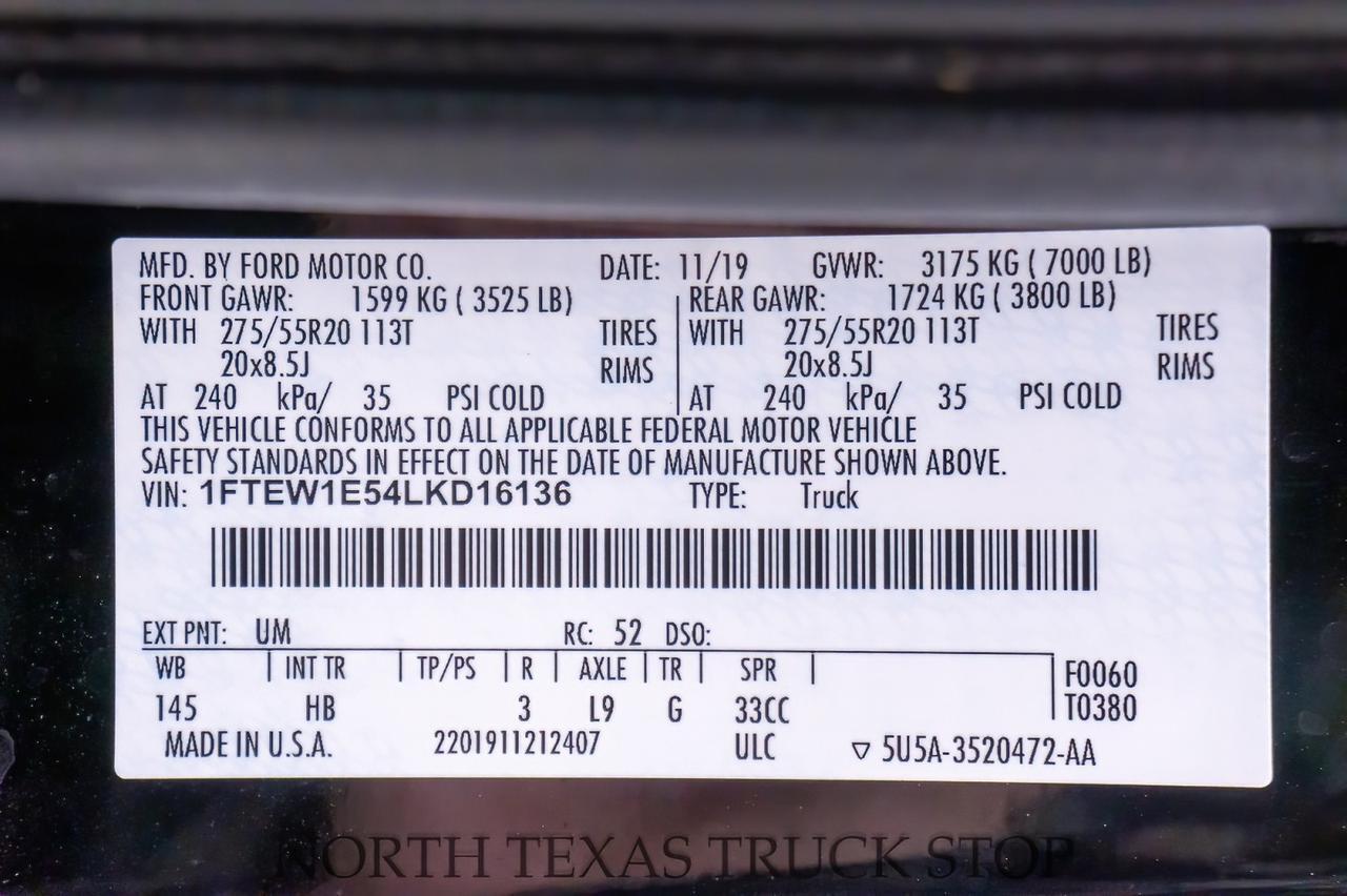 2020 Ford F-150 Lariat FX4 5.0L V8 4X4 Mansfield TX