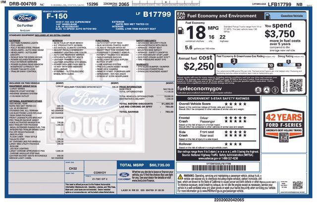 2020 Ford F-150 Lariat Raleigh NC