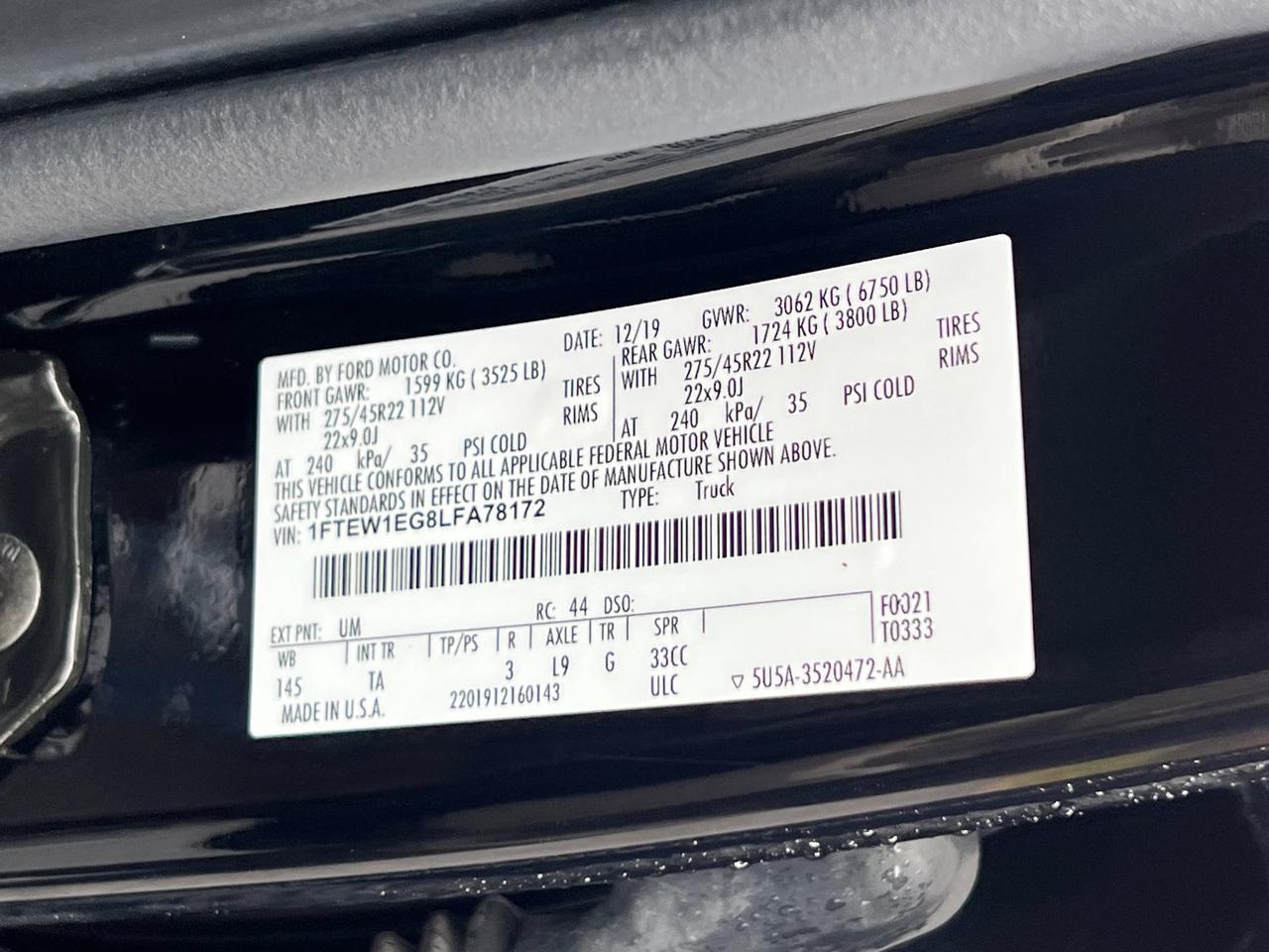 2020 Ford F-150 Limited Hagerstown MD