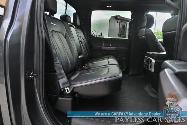 2020 Ford F-150 Platinum / 4X4 / Crew Cab / Auto Start / FX4 Off Road & Technology Pkg / Heated & Cooled Massaging Leather Seats / NAV / Panoramic Sunroof / B&O Speakers / Power Running Boards / Tonneau Cover / Tow Pkg / Only 59k Miles Anchorage AK