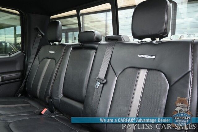 2020 Ford F-150 Platinum / 4X4 / Crew Cab / Auto Start / FX4 Off Road & Technology Pkg / Heated & Cooled Massaging Leather Seats / NAV / Panoramic Sunroof / B&O Speakers / Power Running Boards / Tonneau Cover / Tow Pkg / Only 59k Miles Anchorage AK