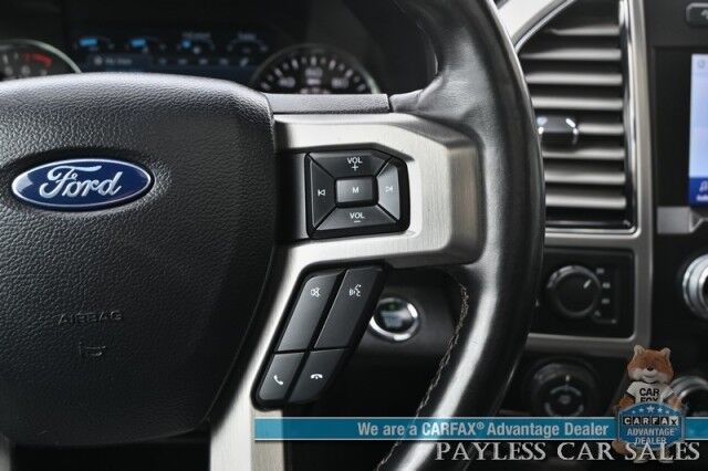2020 Ford F-150 Platinum / 4X4 / Crew Cab / Auto Start / FX4 Off Road & Technology Pkg / Heated & Cooled Massaging Leather Seats / NAV / Panoramic Sunroof / B&O Speakers / Power Running Boards / Tonneau Cover / Tow Pkg / Only 59k Miles Anchorage AK