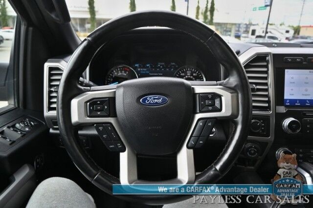 2020 Ford F-150 Platinum / 4X4 / Crew Cab / Auto Start / FX4 Off Road & Technology Pkg / Heated & Cooled Massaging Leather Seats / NAV / Panoramic Sunroof / B&O Speakers / Power Running Boards / Tonneau Cover / Tow Pkg / Only 59k Miles Anchorage AK