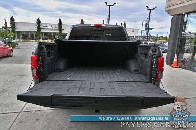 2020 Ford F-150 Platinum / 4X4 / Crew Cab / Auto Start / FX4 Off Road & Technology Pkg / Heated & Cooled Massaging Leather Seats / NAV / Panoramic Sunroof / B&O Speakers / Power Running Boards / Tonneau Cover / Tow Pkg / Only 59k Miles Anchorage AK