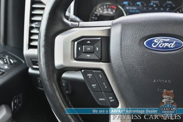 2020 Ford F-150 Platinum / 4X4 / Crew Cab / Auto Start / FX4 Off Road & Technology Pkg / Heated & Cooled Massaging Leather Seats / NAV / Panoramic Sunroof / B&O Speakers / Power Running Boards / Tonneau Cover / Tow Pkg / Only 59k Miles Anchorage AK