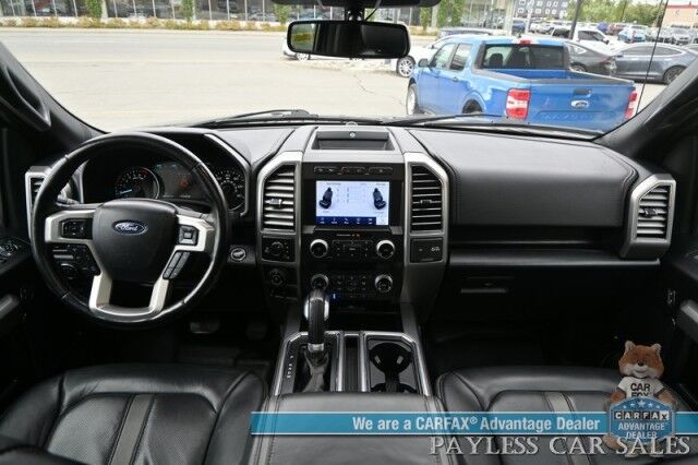 2020 Ford F-150 Platinum / 4X4 / Crew Cab / Auto Start / FX4 Off Road & Technology Pkg / Heated & Cooled Massaging Leather Seats / NAV / Panoramic Sunroof / B&O Speakers / Power Running Boards / Tonneau Cover / Tow Pkg / Only 59k Miles Anchorage AK