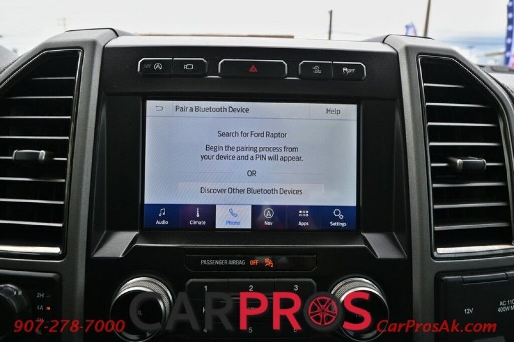 2020 Ford F-150 Raptor - 4X4 - Crew Cab - Heated & Cooled Leather Seats - Heated Steering Wheel Carbon Fiber, Exterior & Hood Graphics Pkg - Remote Start - Bang & Olufsen Audio - Bluetooth - NAV - 360 View Camera - Twin Panel Sunroof - Skid Plates - Tow Pkg Anchorage AK