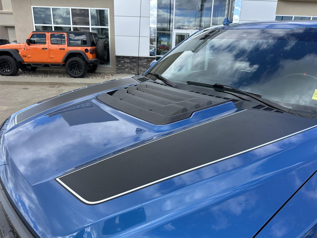 2020 Ford F-150 Raptor 4WD | V6 EcoBoost HO | 802A Pkg | Blue Interior Pkg | Moon Roof | 360 Camera | B&O Audio Redwater AB