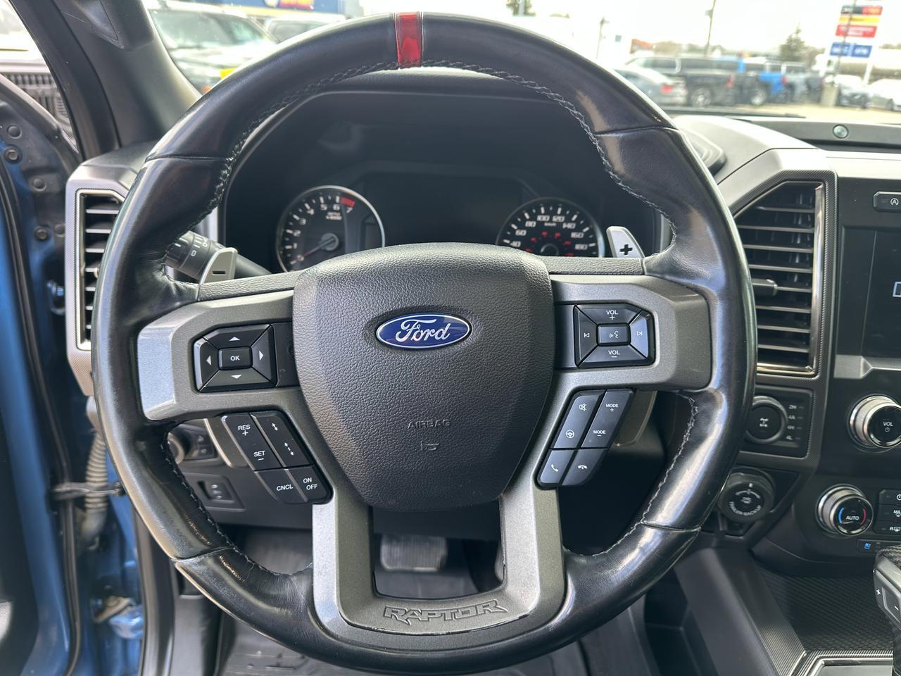 2020 Ford F-150 Raptor 4WD | V6 EcoBoost HO | 802A Pkg | Blue Interior Pkg | Moon Roof | 360 Camera | B&O Audio Redwater AB