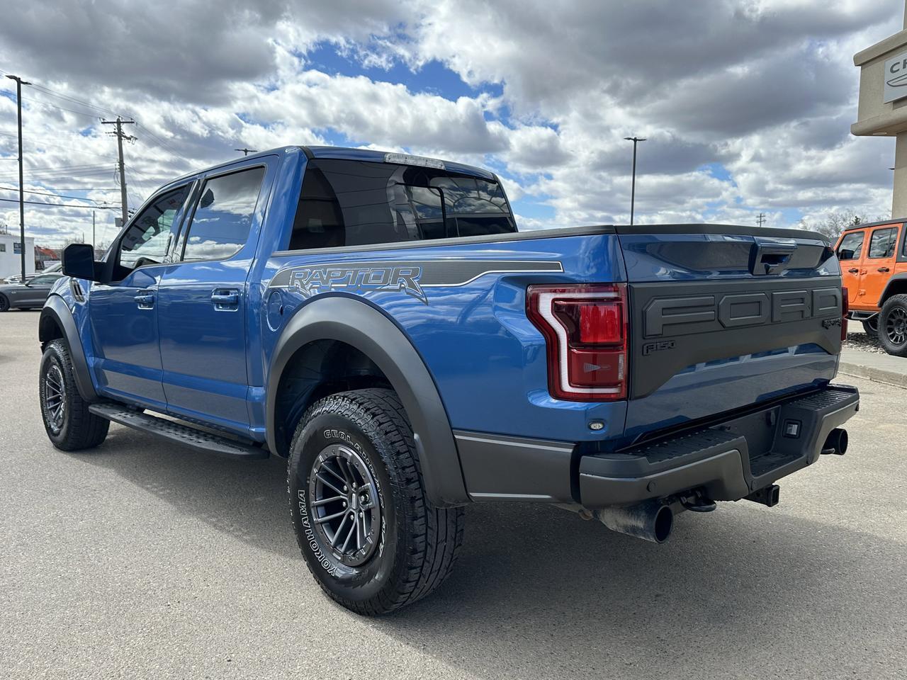 2020 Ford F-150 Raptor 4WD | V6 EcoBoost HO | 802A Pkg | Blue Interior Pkg | Moon Roof | 360 Camera | B&O Audio Redwater AB