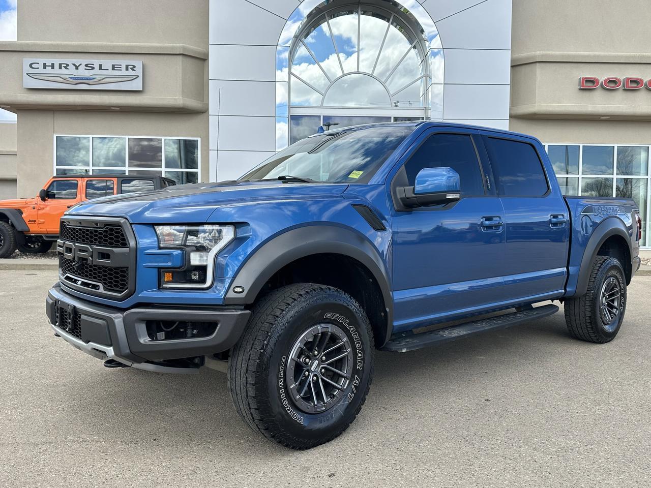 2020 Ford F-150 Raptor 4WD | V6 EcoBoost HO | 802A Pkg | Blue Interior Pkg | Moon Roof | 360 Camera | B&O Audio Redwater AB
