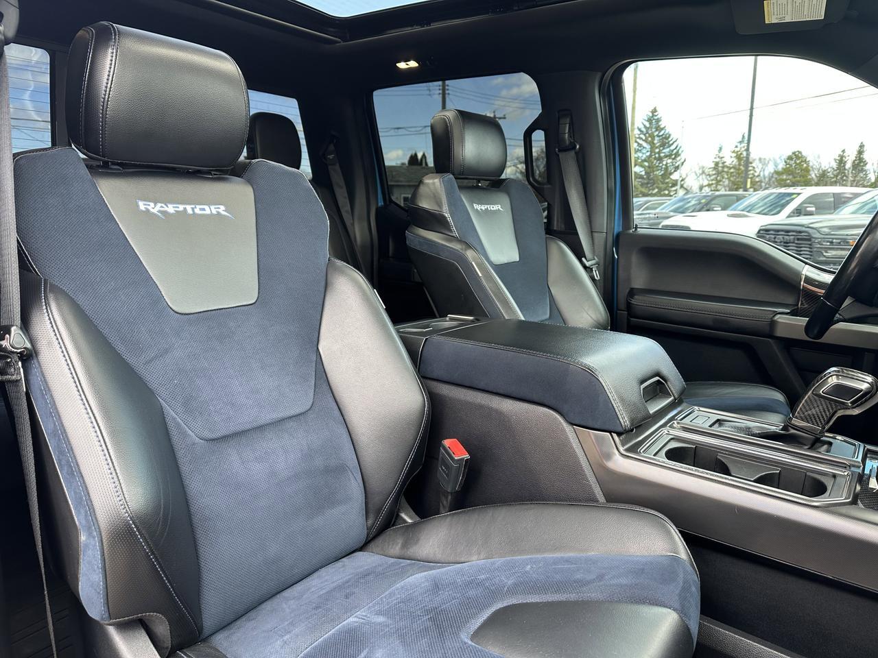 2020 Ford F-150 Raptor 4WD | V6 EcoBoost HO | 802A Pkg | Blue Interior Pkg | Moon Roof | 360 Camera | B&O Audio Redwater AB