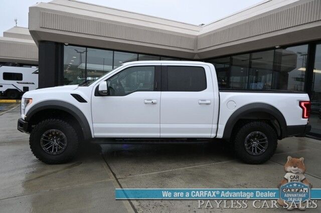 2020 Ford F-150 Raptor / 4X4 / Crew Cab / Auto Start / Heated & Cooled Leather Seats / Heated Steering Wheel / Sunroof / NAV / B&O Speakers / Adaptive Cruise / Blind Spot / Apple CarPlay & Android Auto / Bed Liner / Tow Pkg