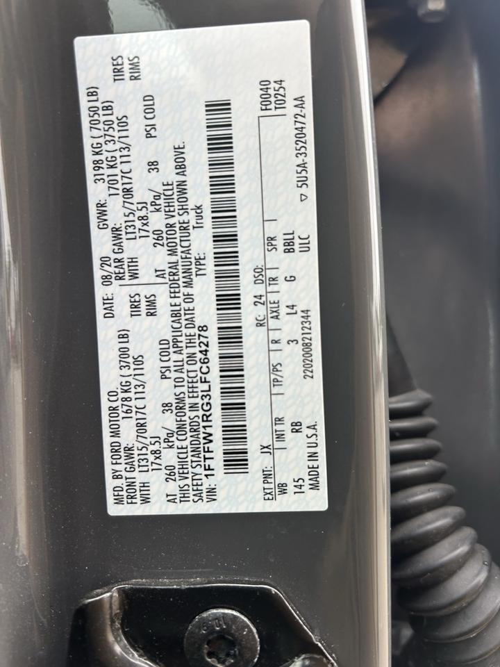 2020 Ford F-150 Raptor Crestwood KY