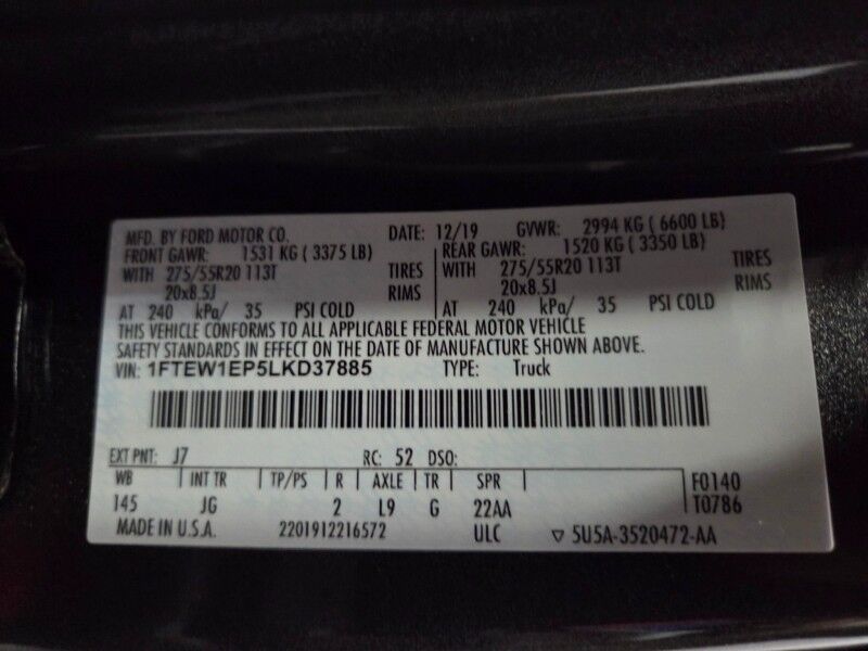 2020 Ford F-150 STX Sport Pkg 2.7L V6 10 Speed 1 Texas Owner FREE WARRANTY Arlington TX