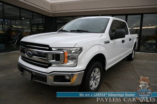 2020 Ford F-150 XLT / 4X4 / Crew Cab / 5.0L V8 / Seats 6 / Power Drivers Seat / Apple CarPlay & Android Auto / Backup Camera / Cruise Control / Block Heater / Bed Liner / Tow Pkg Anchorage AK