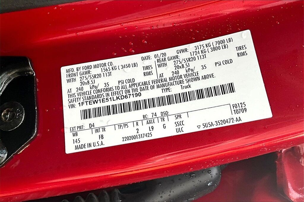 2020 Ford F-150 XLT OR