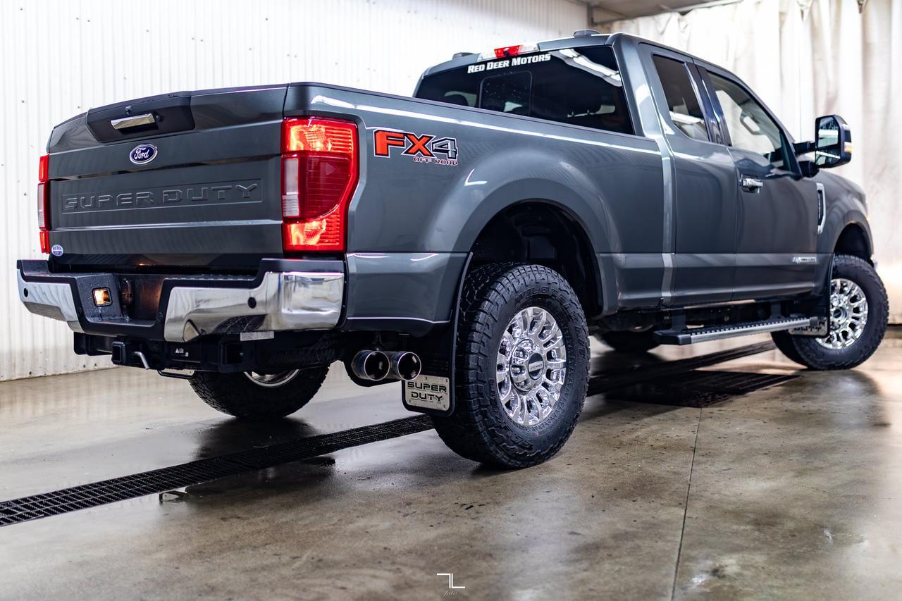 2020 Ford F-250 4x4 Super Cab Lariat Diesel Leather Nav BCam Red Deer AB