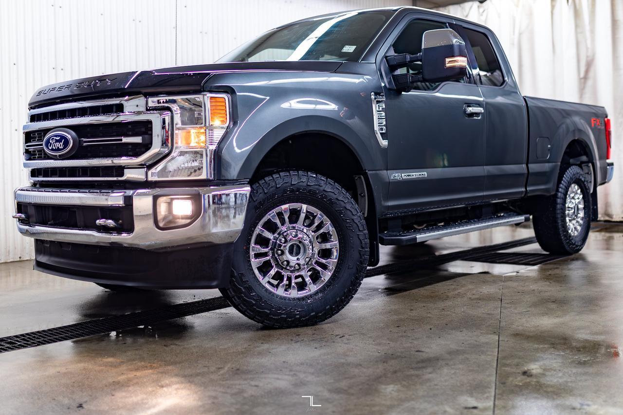 2020 Ford F-250 4x4 Super Cab Lariat Diesel Leather Nav BCam Red Deer AB
